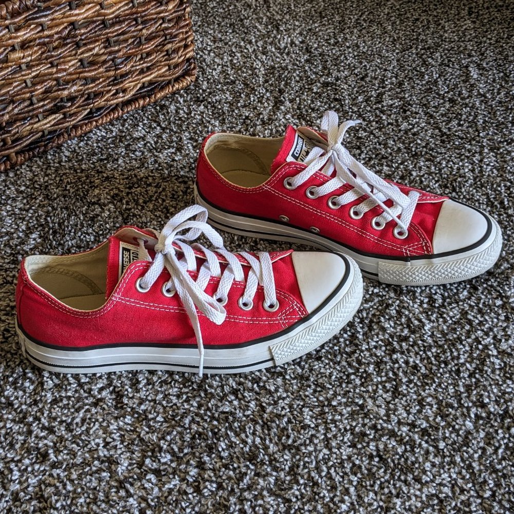 Red Converse - Picture 2 of 6